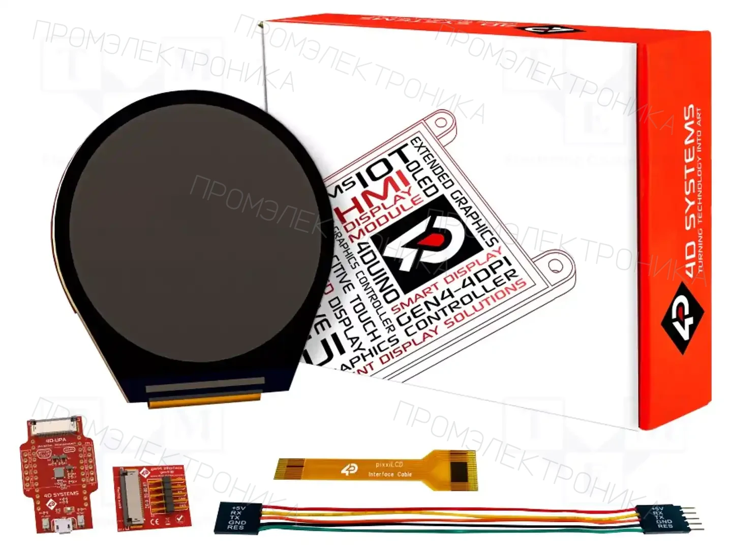 4D Systems SK-PIXXILCD-13P2 — Интеллигентные дисплеи