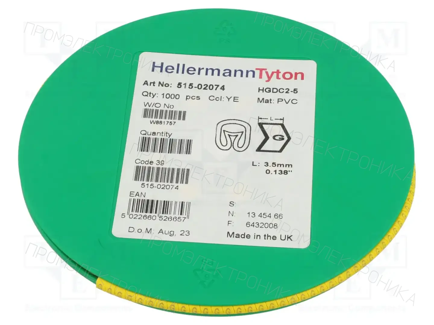 HELLERMANNTYTON 515-02074 — Маркеры проводов