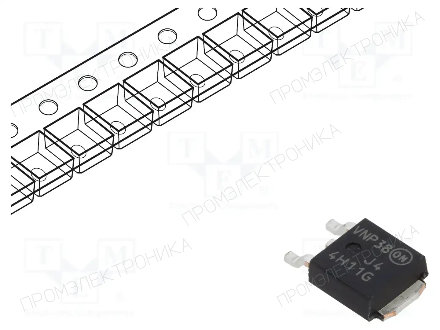 onsemi NJVMJD44H11RLG — Транзисторы NPN SMD