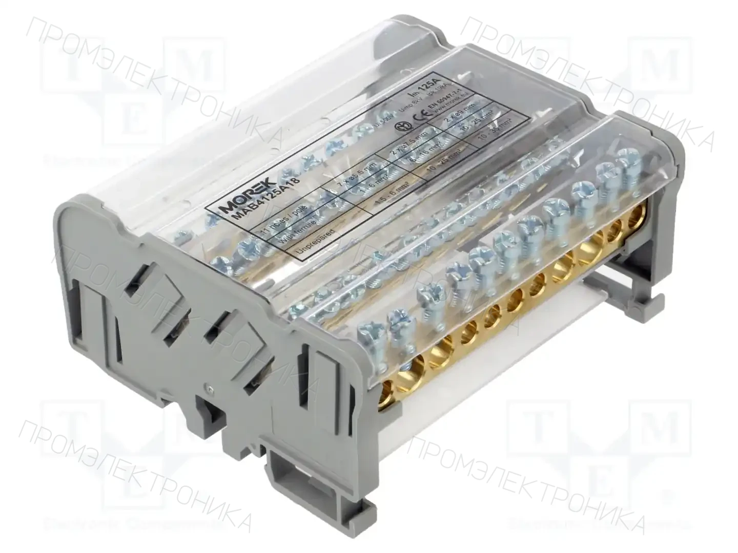 MOREK MAB4125A18 — Соединителей на рейку
