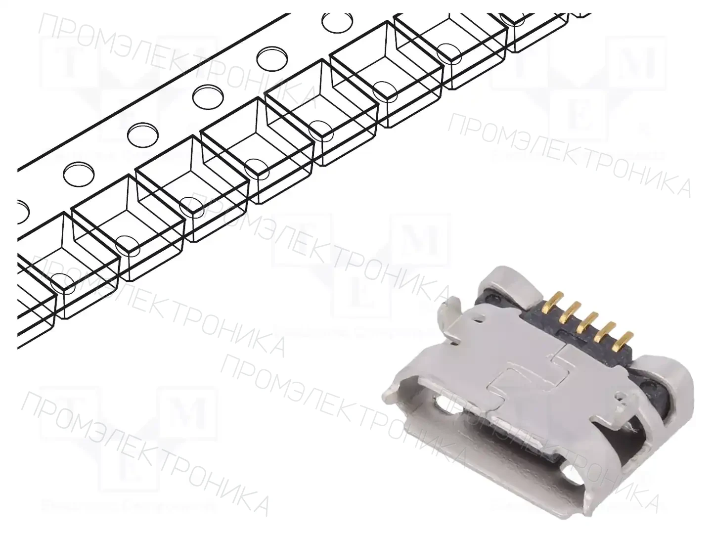 AMPHENOL COMMUNICATIONS SOLUTIONS 10118193-0001LF — Разъeмы USB и IEEE1394