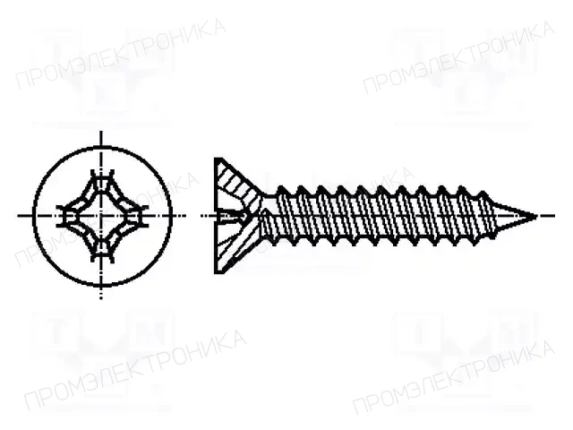 KRAFTBERG K6.3X25/D7982C-A2 — Шурупы