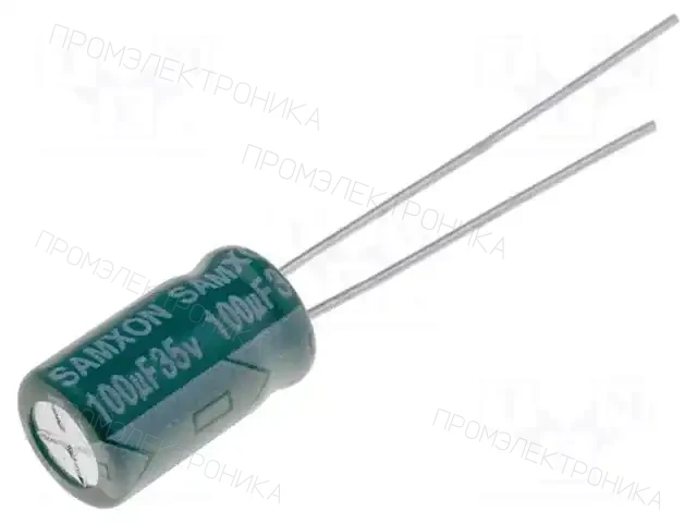 SAMXON EGF107M1VE11RRSHP — Конденсаторы электролитические THT