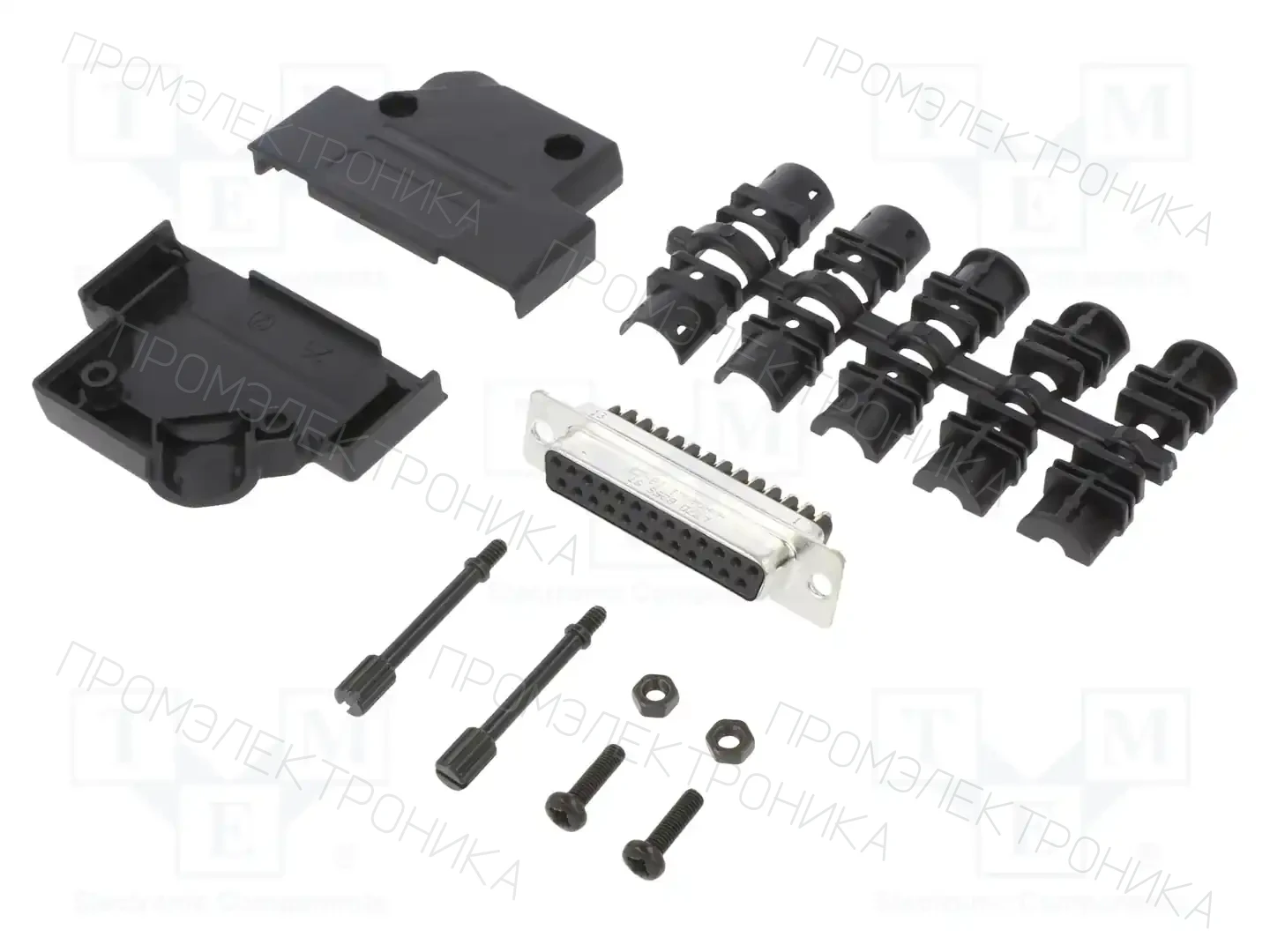 AMPHENOL COMMUNICATIONS SOLUTIONS L17D45PK-P-25+L77DB25SST — Комплектные штекеры D-Sub