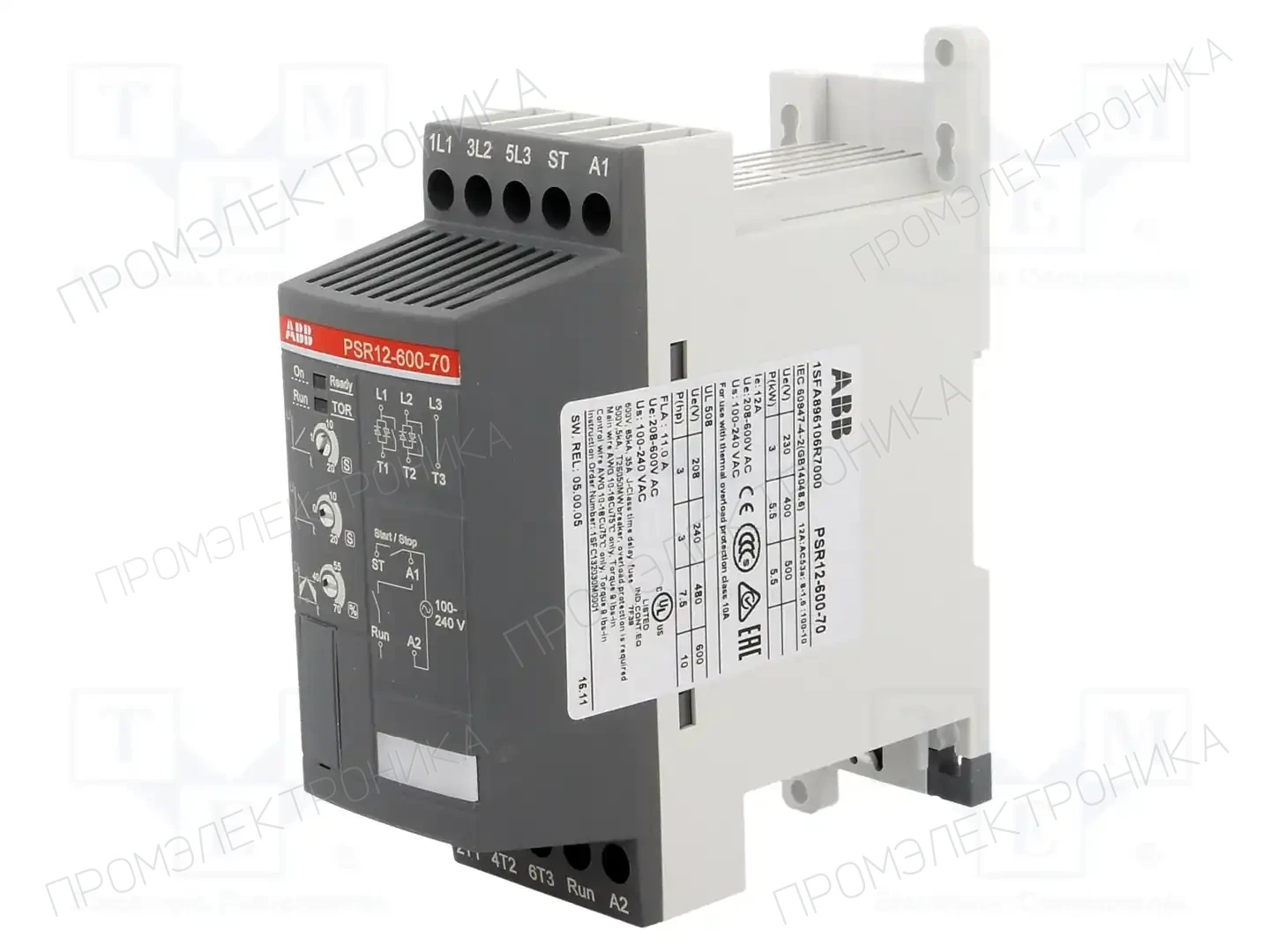 ABB 1SFA896106R7000 — Устройства плавного пуска