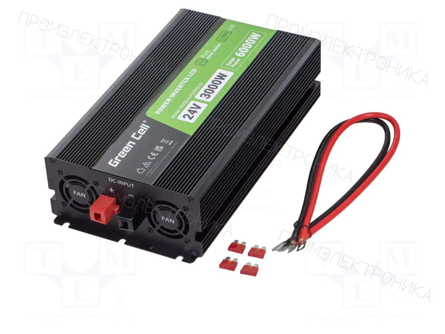 GREEN CELL INVGC24P3000LCD — Автомобильные преобразователи напряжения