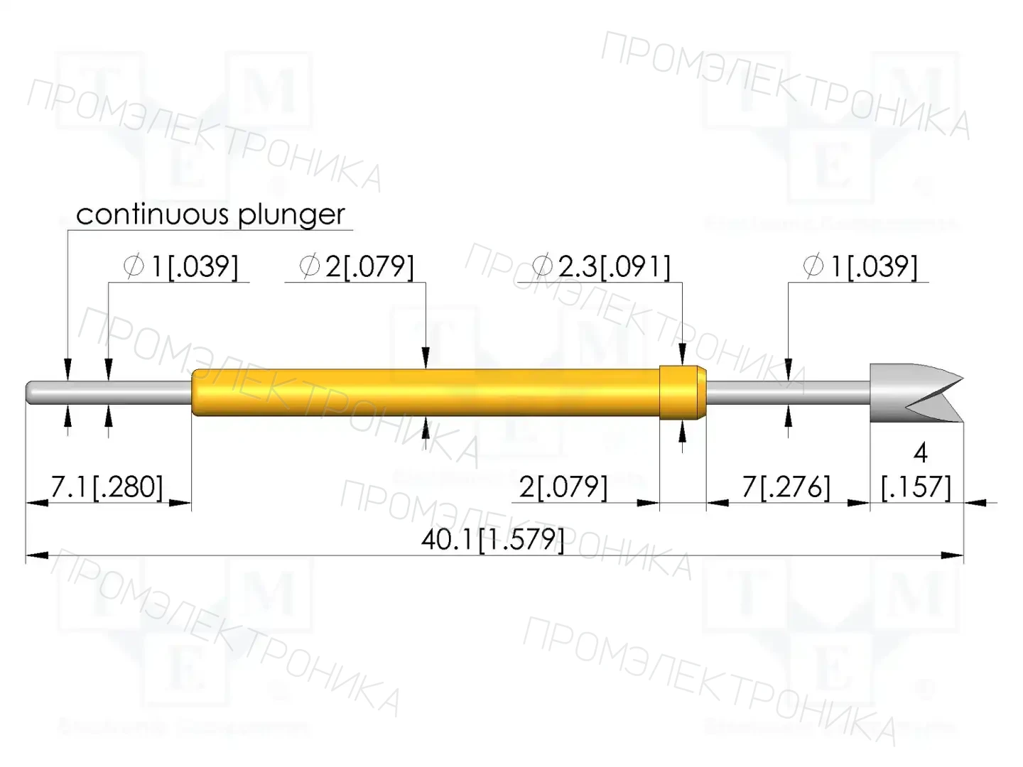 INGUN GKS-502 233 250 R 1502 L — Измерительные щупы