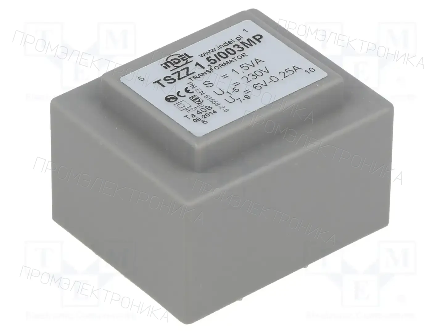 INDEL TSZZ1.5/003MP — Трансформаторы PCB