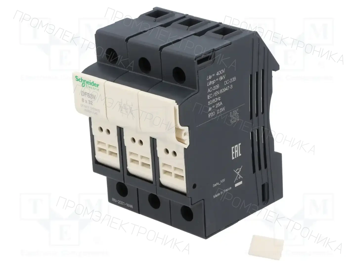 SCHNEIDER ELECTRIC DF83V — Гнезда предохранительные на DIN-рейку