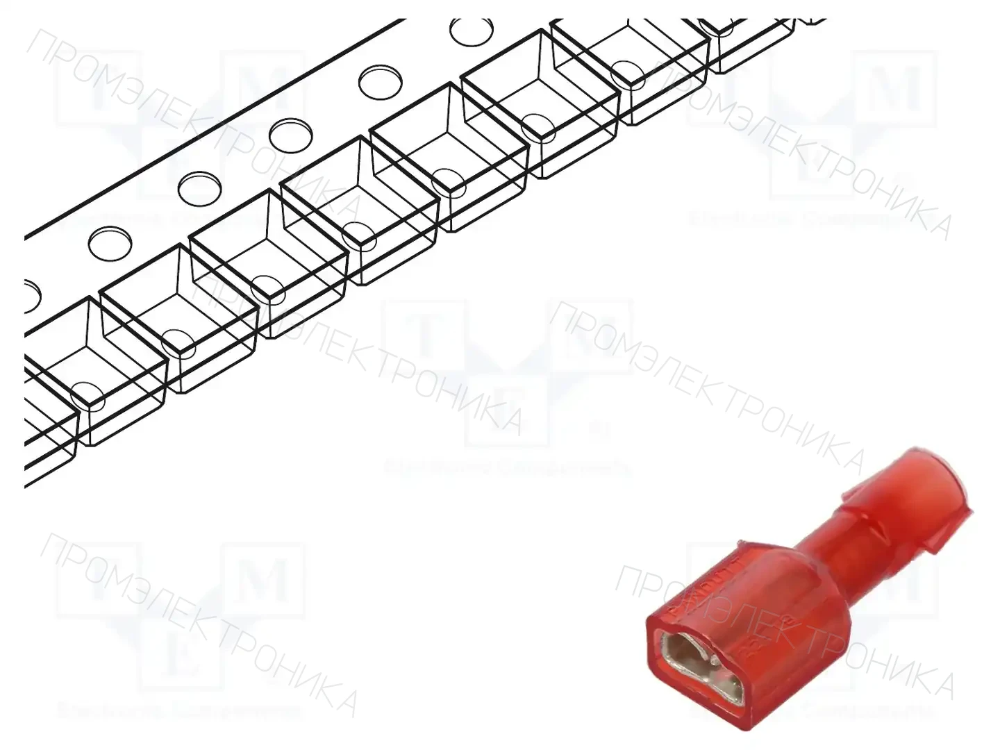 PANDUIT DNF18-205FIB-3K — Изолированные коннекторы