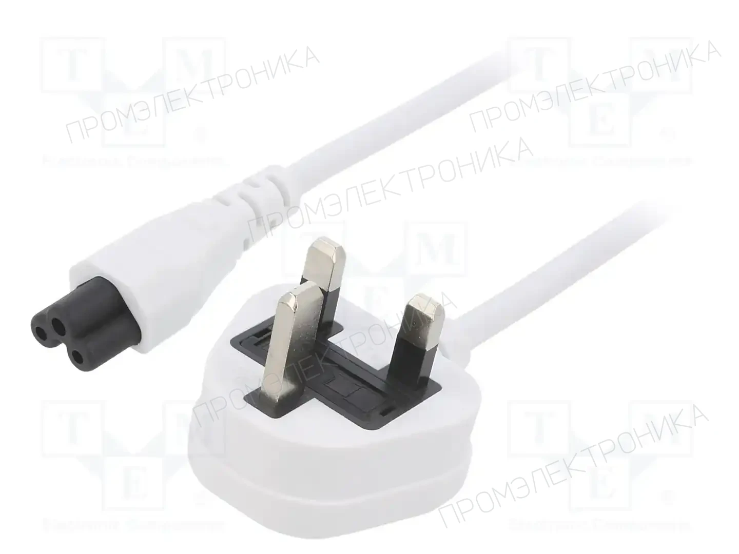 LIAN DUNG LT-318(3A)+535 3X0.75 WHT 1M — Кабели питания компьютерные и универс