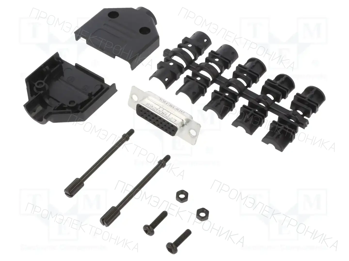 AMPHENOL COMMUNICATIONS SOLUTIONS L17DTPK-P-15+L77HDA26S — Комплектные штекеры D-Sub