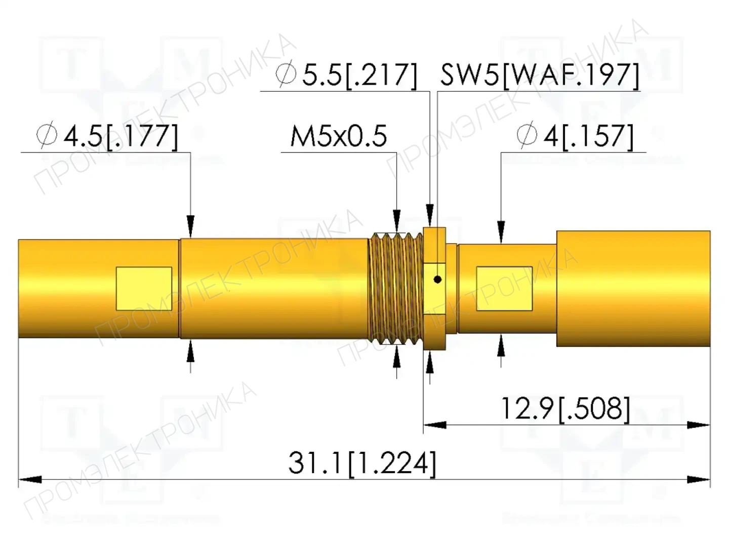 INGUN HFS-410 303 150 A 5043 F-Y14 M — Измерительные щупы
