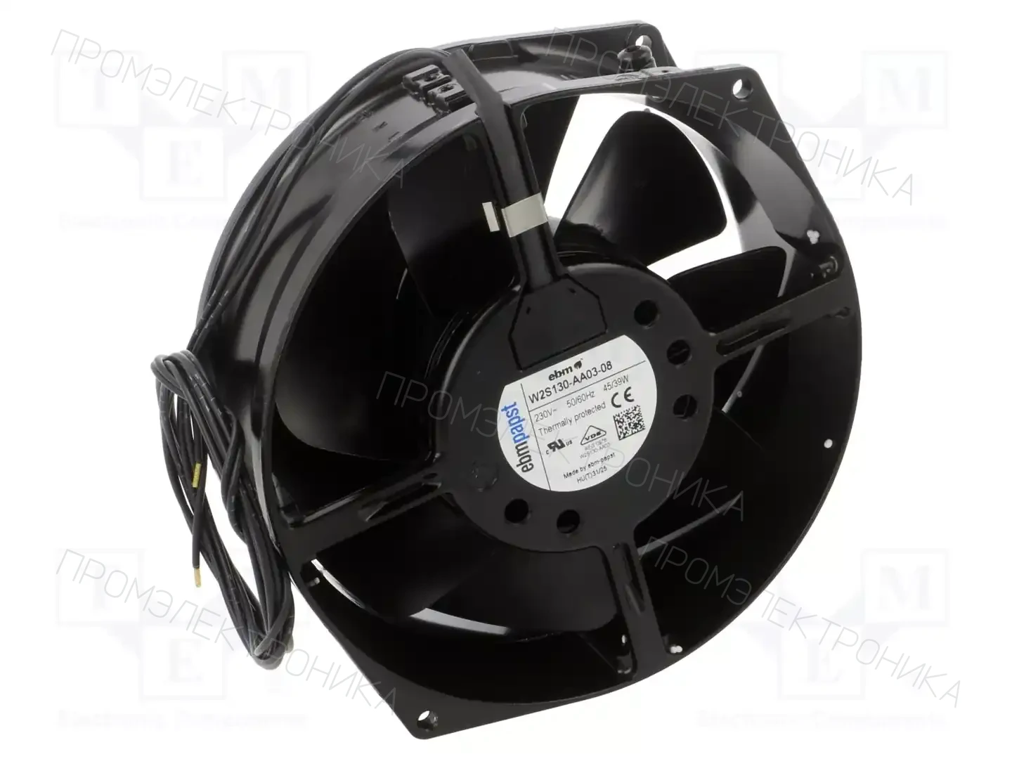 EBM-PAPST W2S130AA0308 — Вентиляторы AC 230V