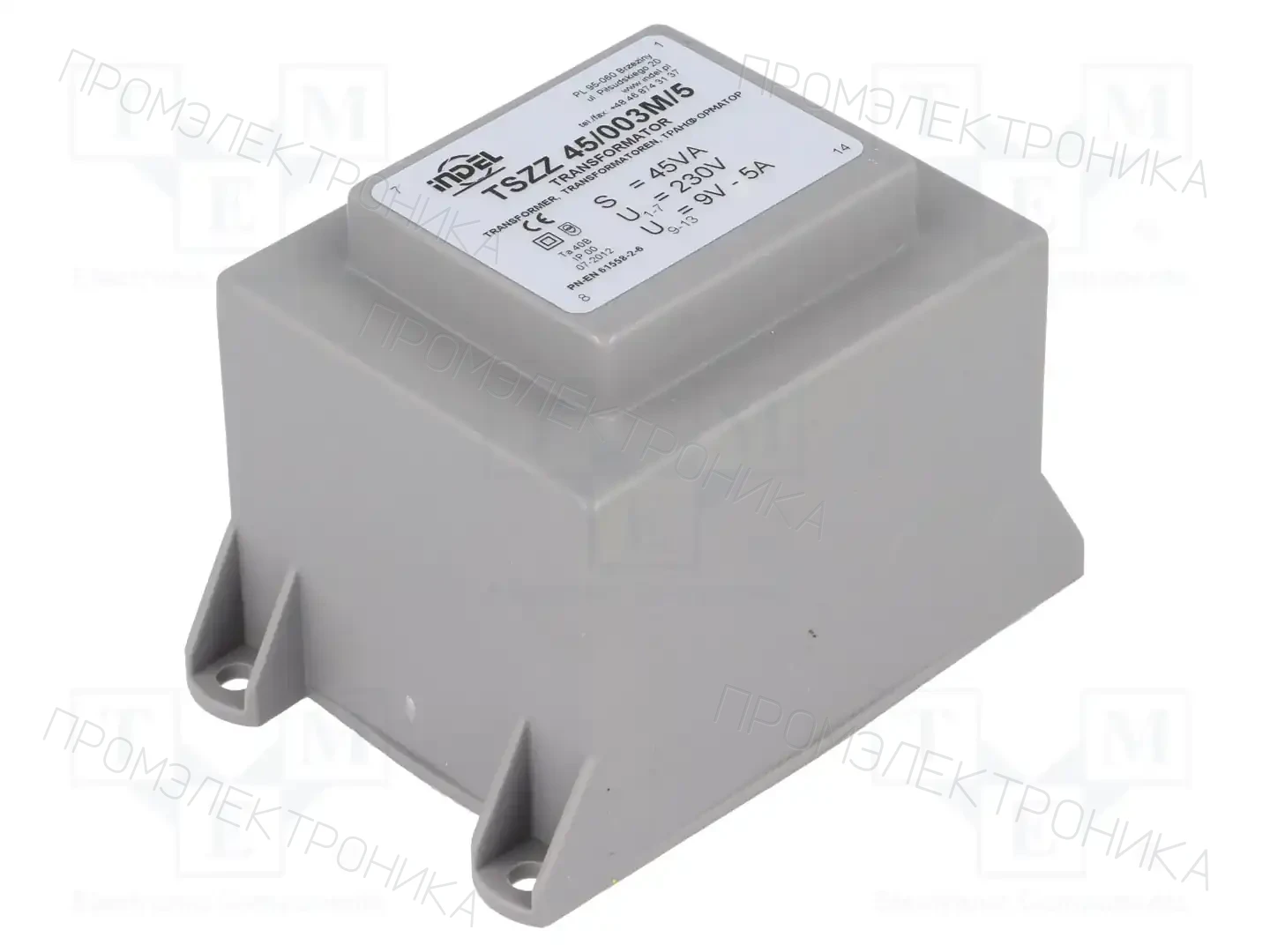 INDEL TSZZ45/003M/5 — Трансформаторы PCB