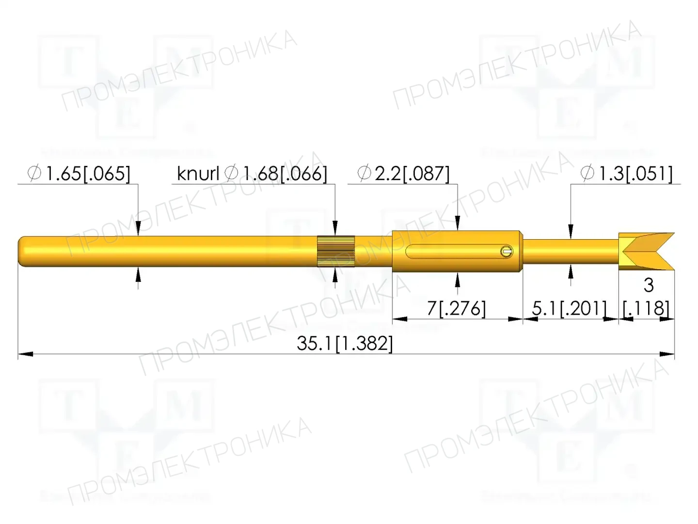 INGUN GKS-710 221 130 A 1507 S — Измерительные щупы