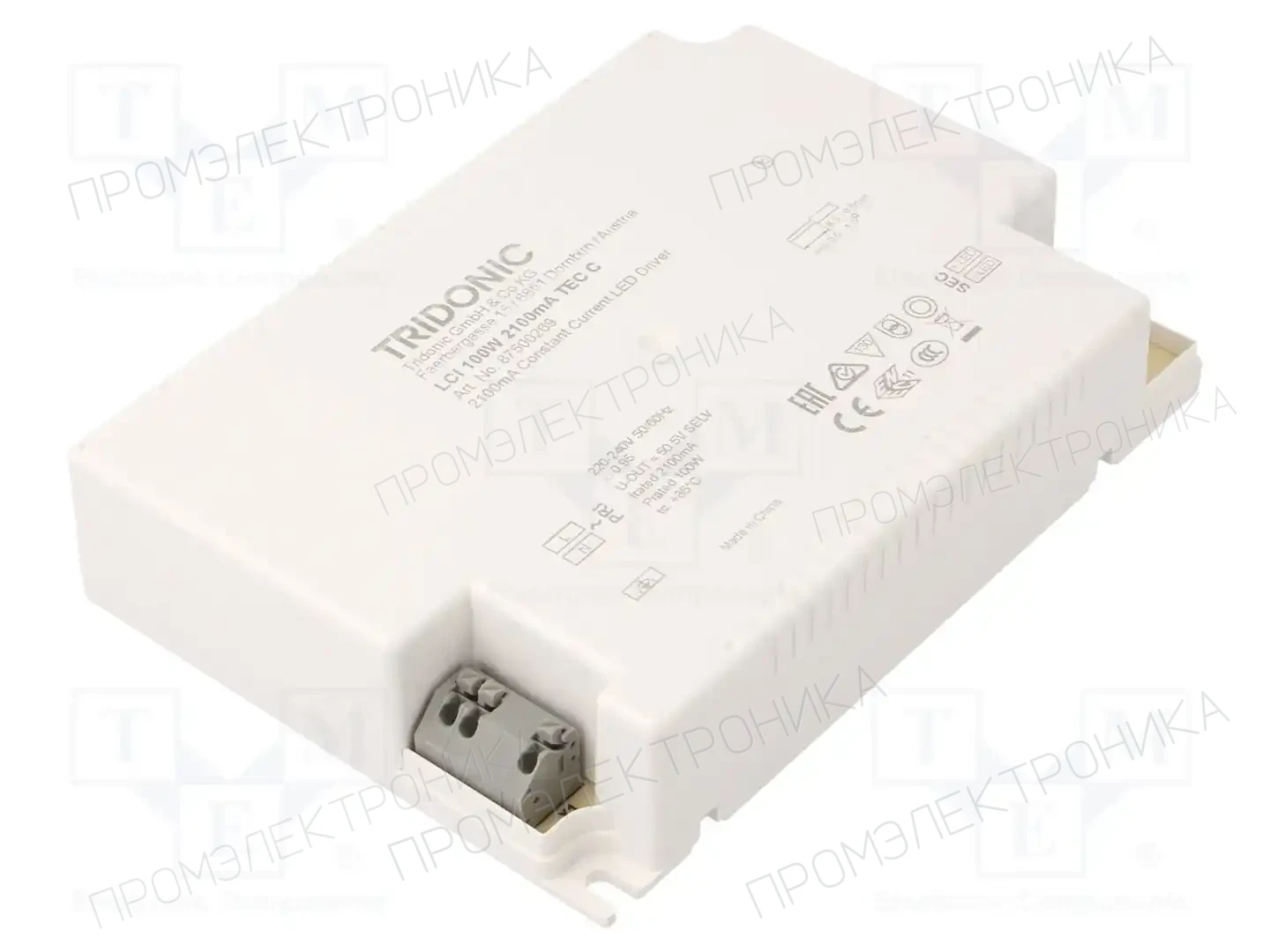 TRIDONIC LCI 100W 2100MA TEC C — Блоки питания для LED