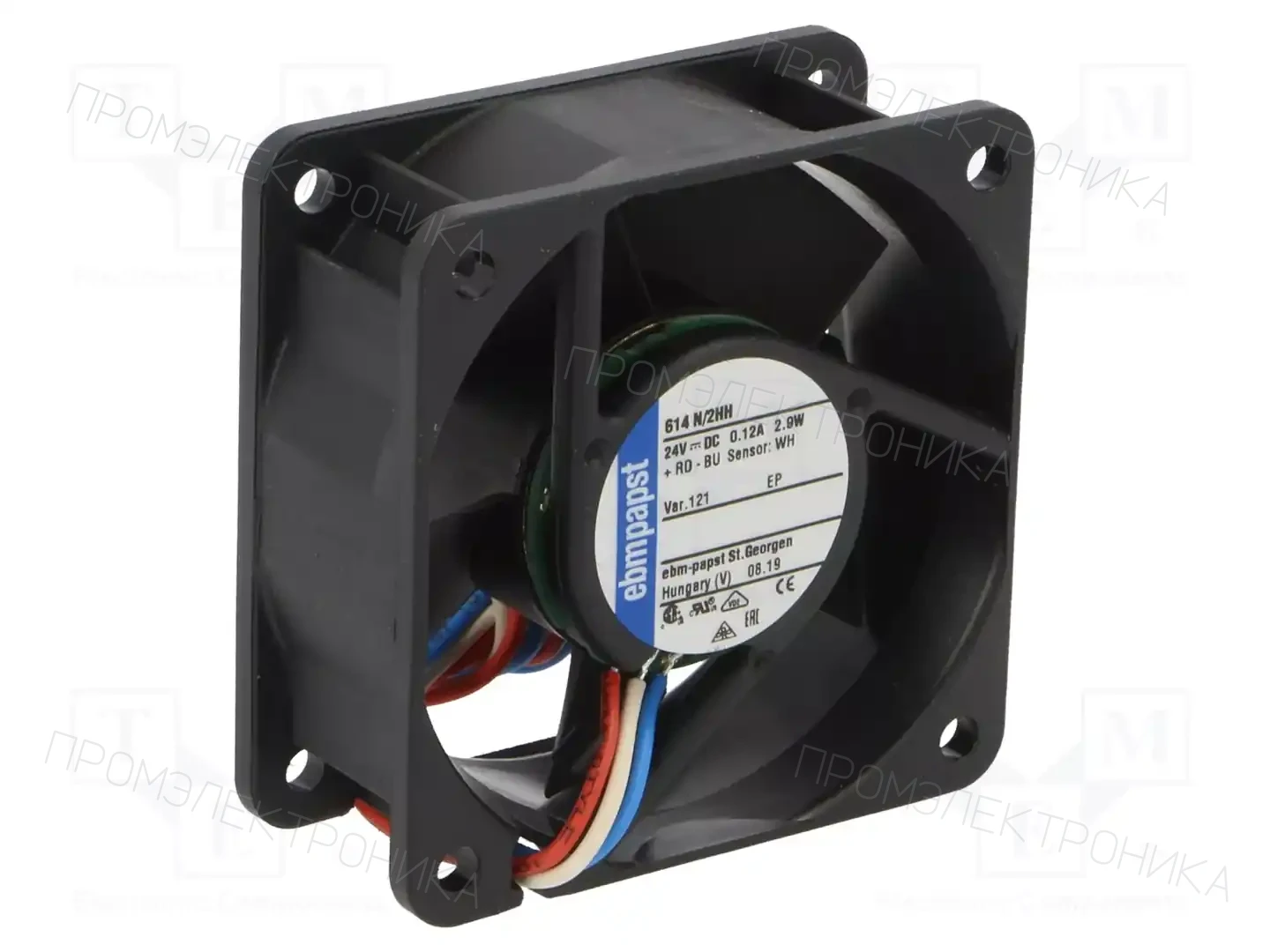 EBM-PAPST 614 N/2HH-121 — Вентиляторы DC 24V