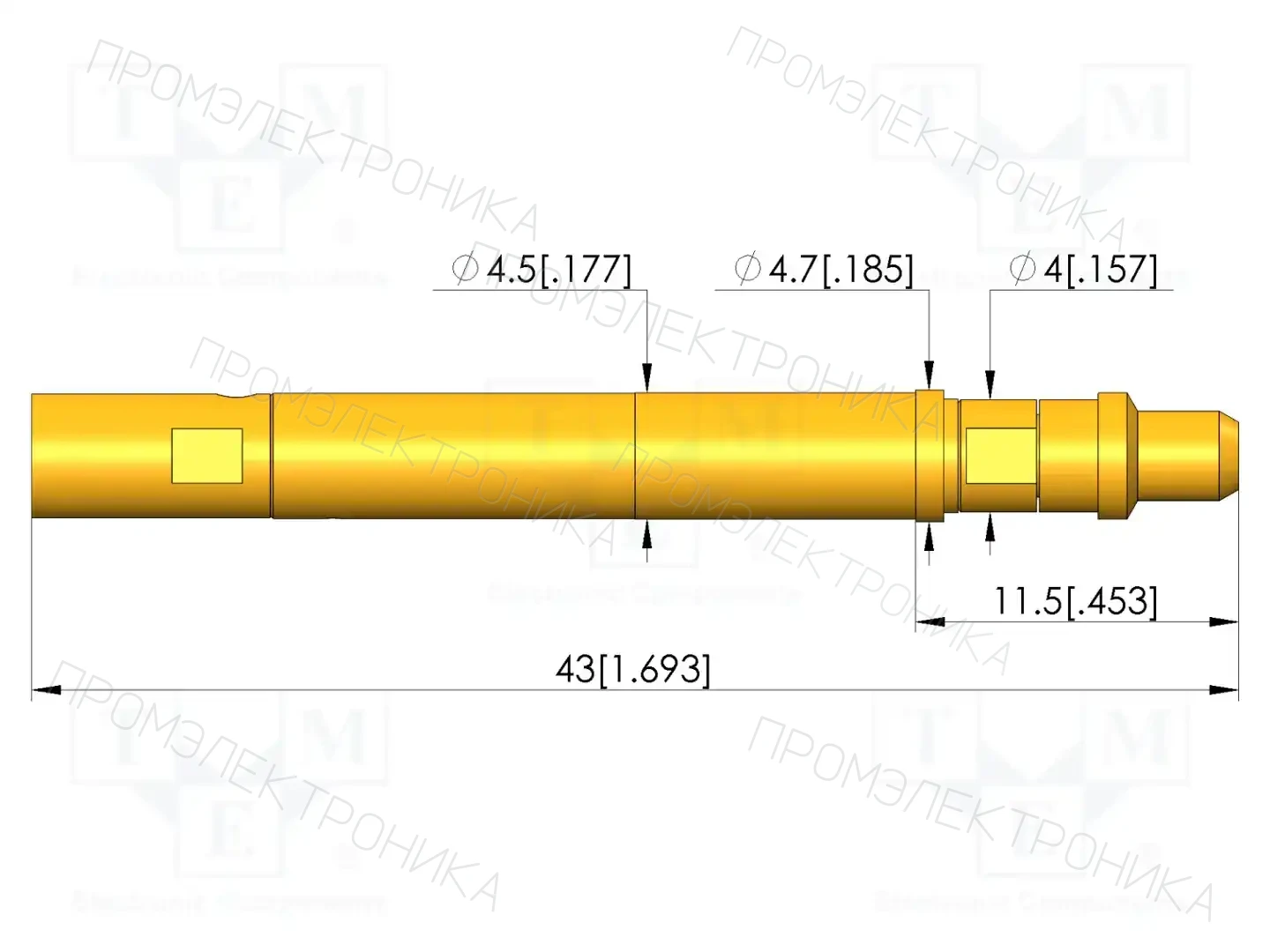INGUN HFS-860 308 090 A 5342 X — Измерительные щупы