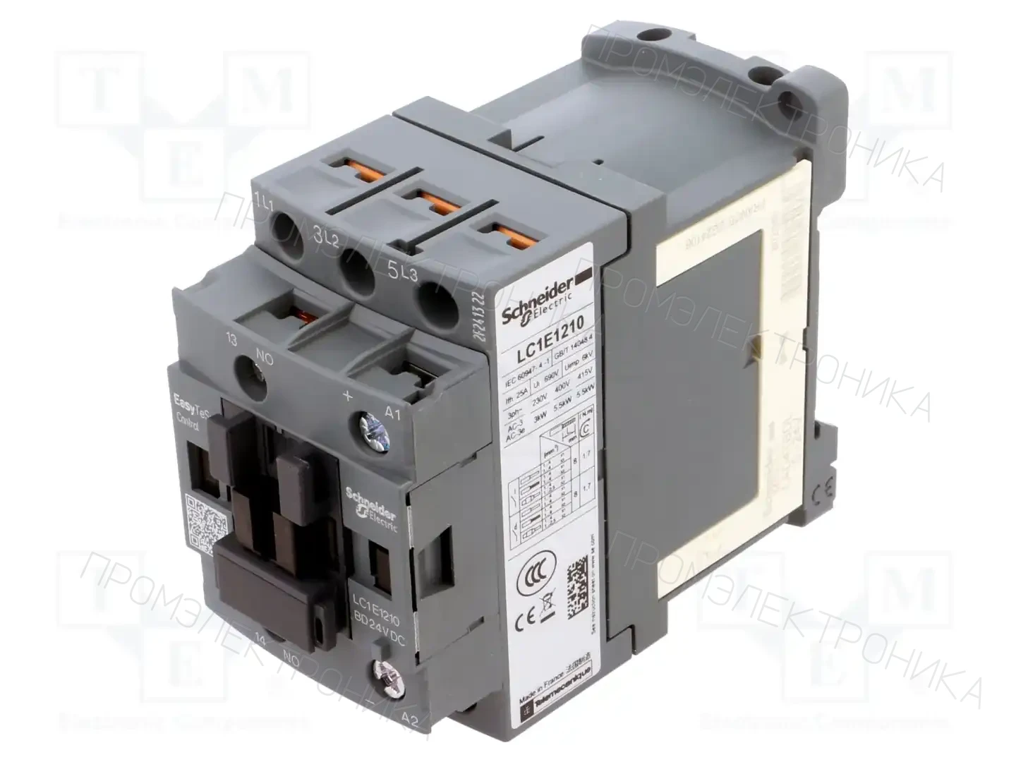 SCHNEIDER ELECTRIC LC1E1210BD — Контакторы - главные модули