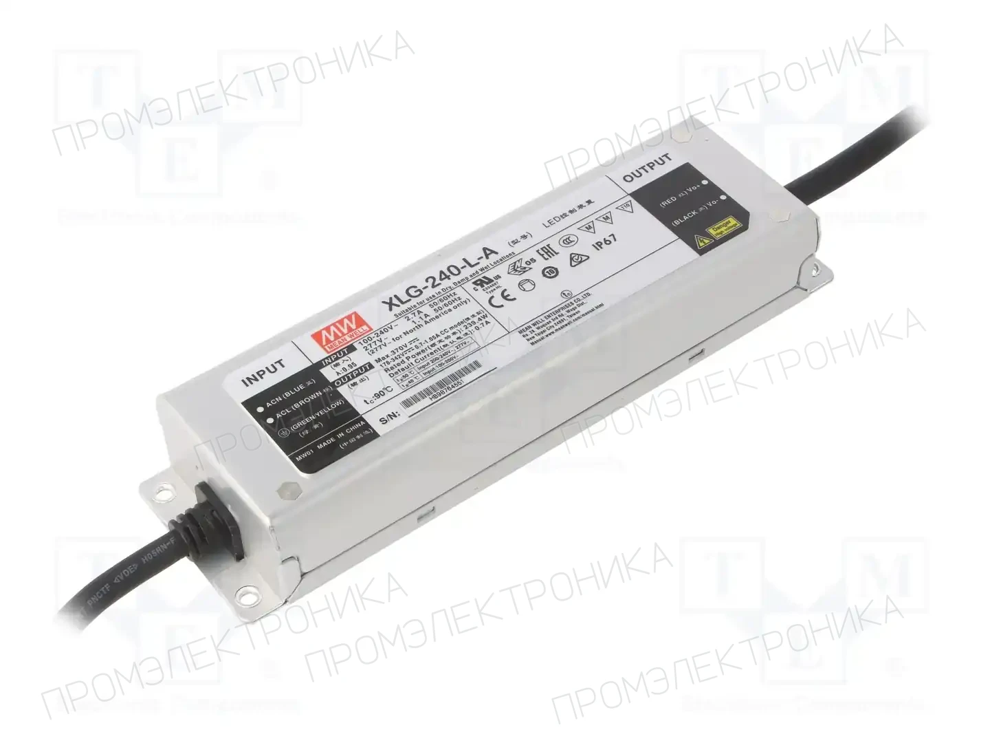 MEAN WELL XLG-240-L-A — Блоки питания для LED
