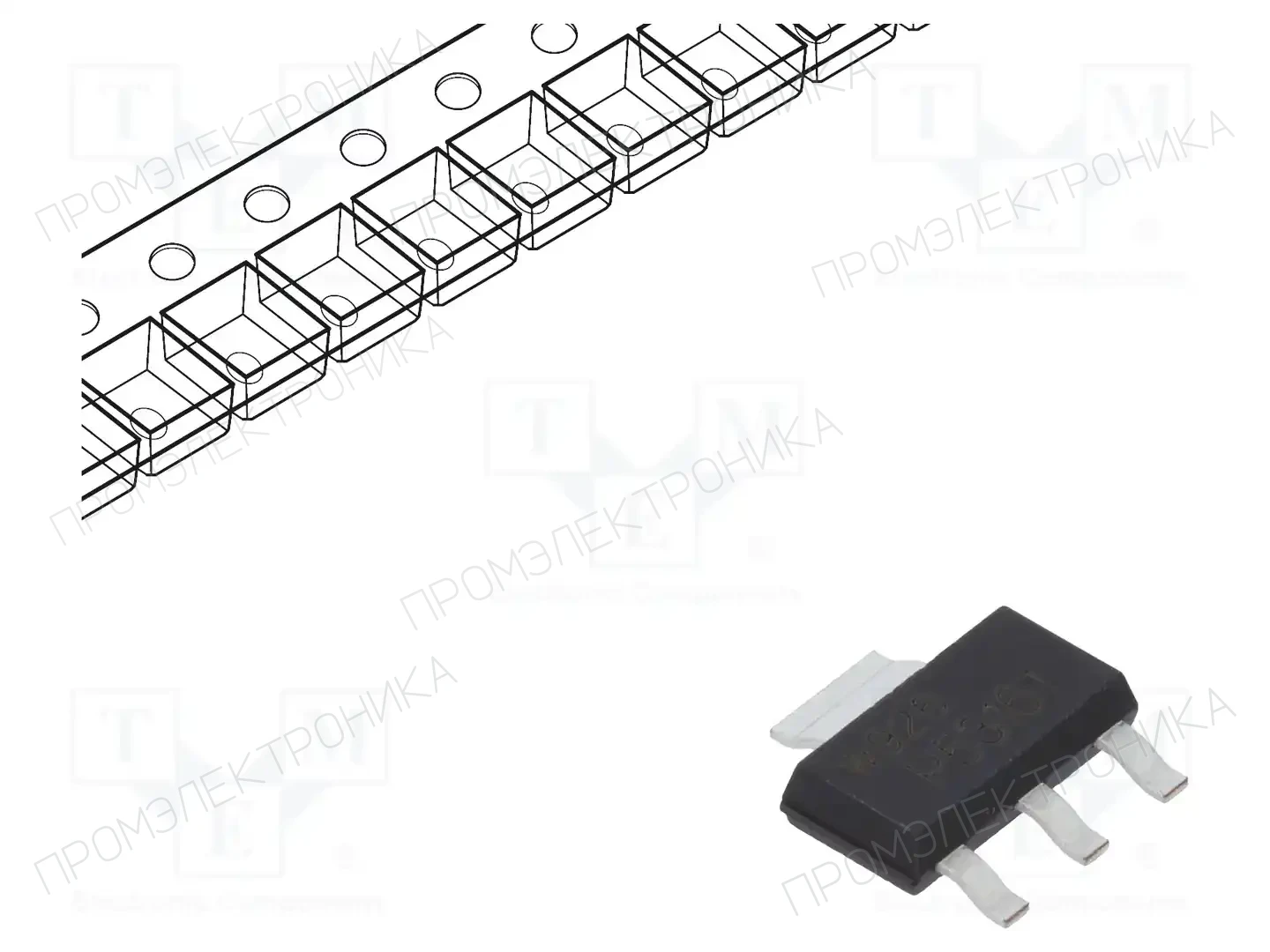 NEXPERIA BCP53-16TF — Транзисторы PNP SMD