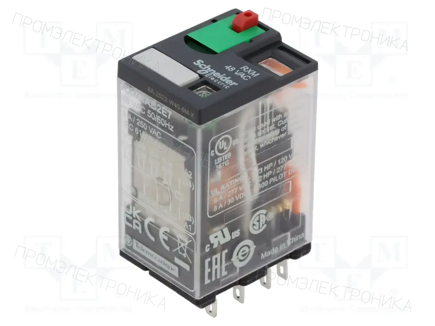SCHNEIDER ELECTRIC RXM4AB2E7 — Реле электромагн. промышленные