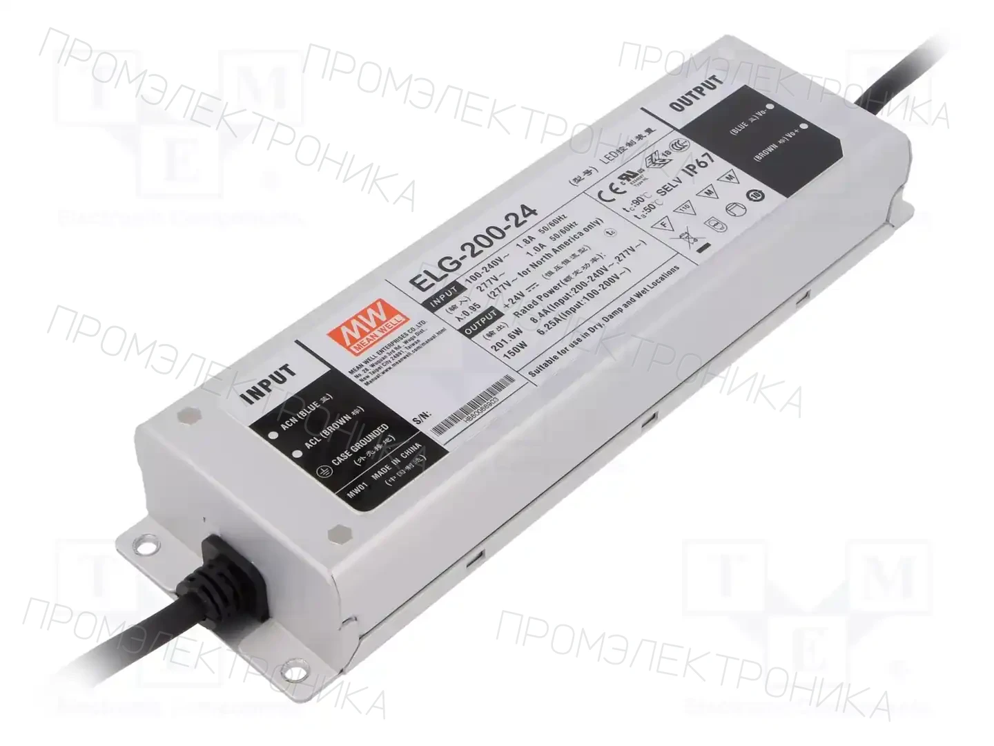 MEAN WELL ELG-200-24 — Блоки питания для LED