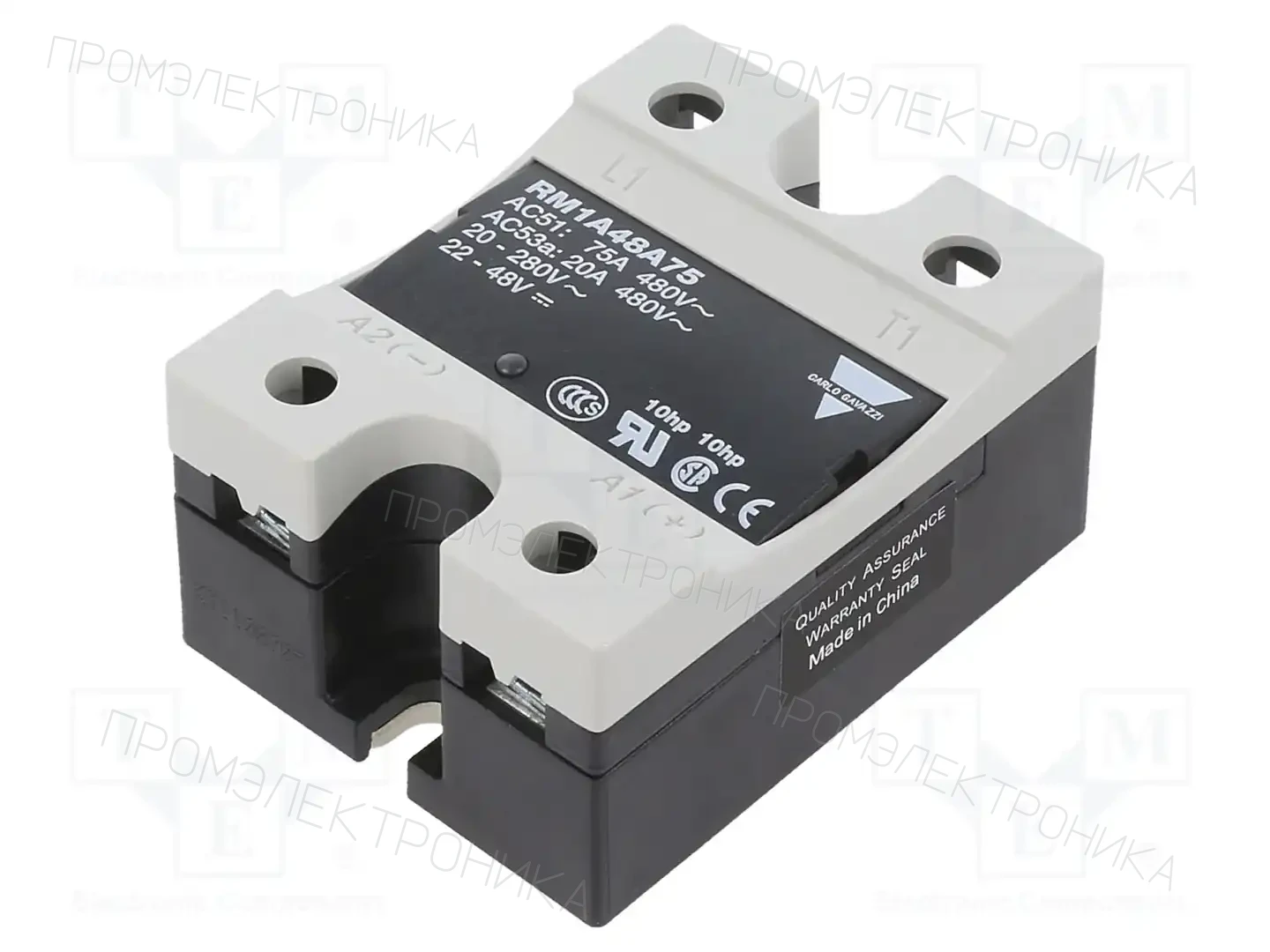 CARLO GAVAZZI RM1A48A75 — Реле SSR однофазные