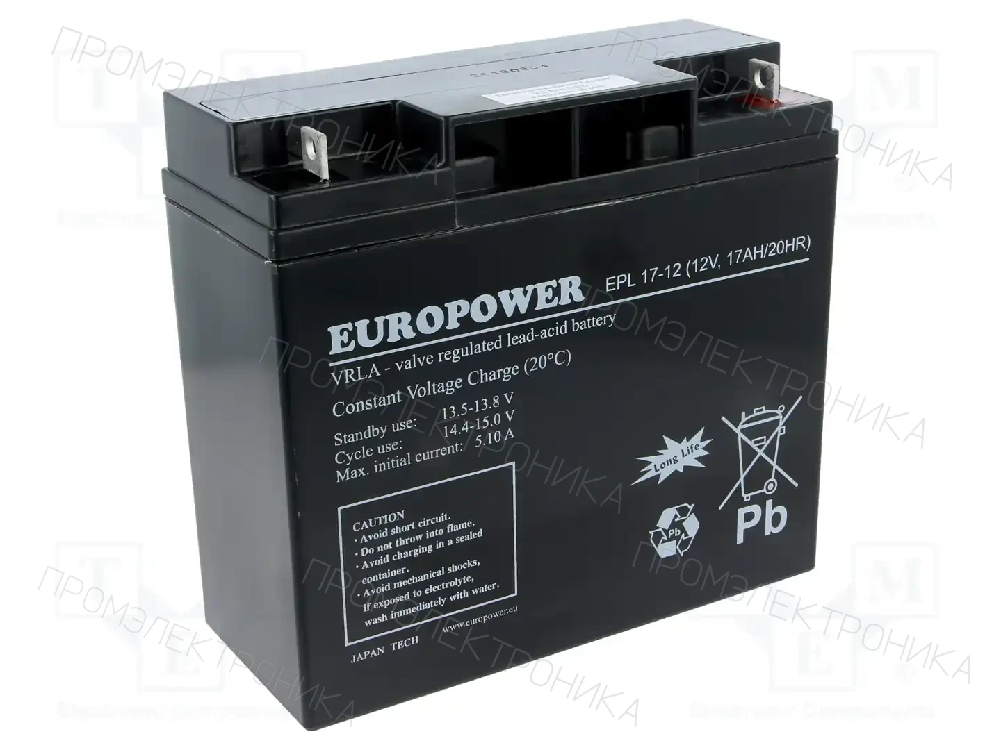 EUROPOWER EPL 17-12 — Аккумуляторы кислотные
