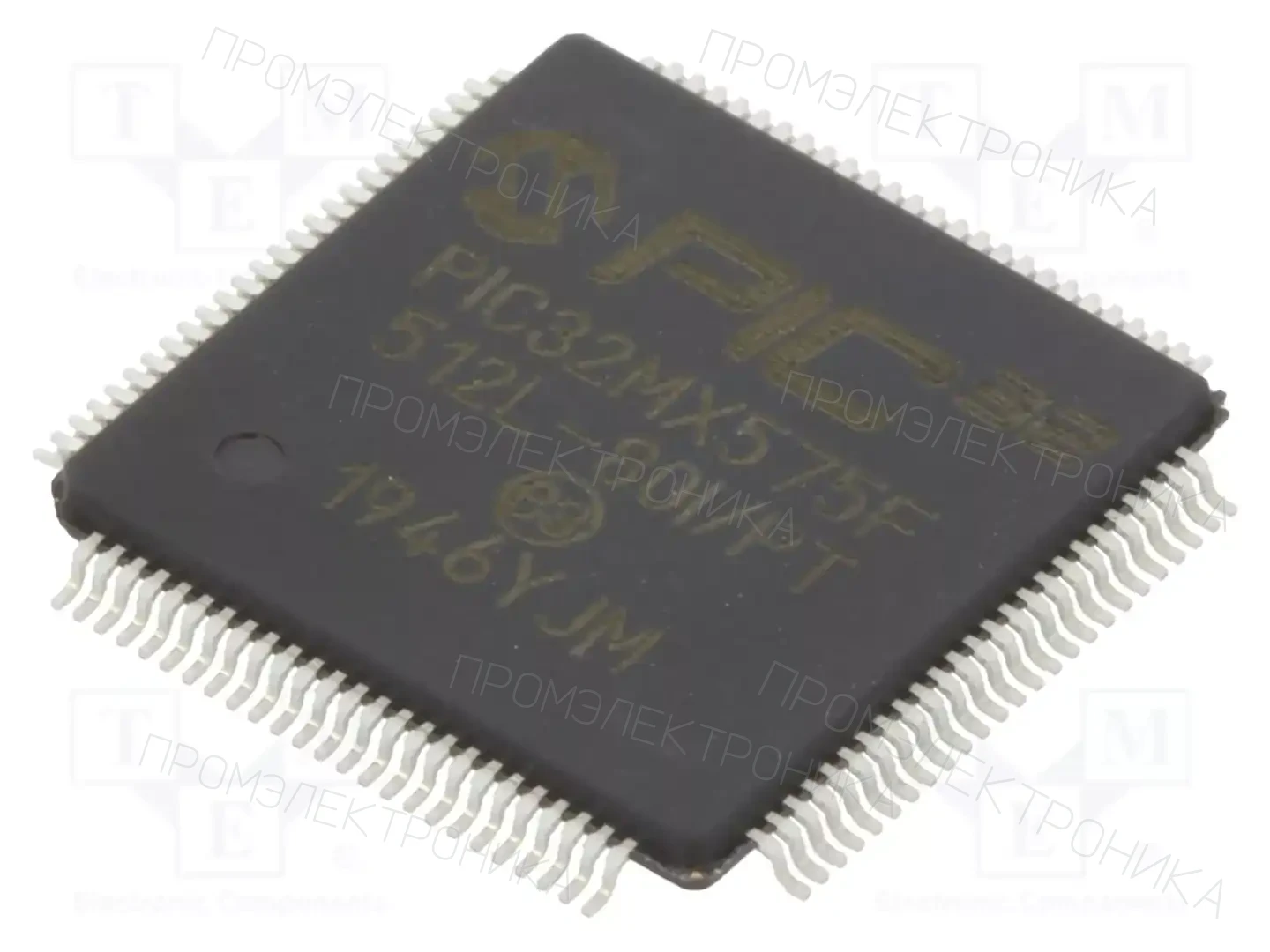 Microchip Technology PIC32MX575F512L-80I/PT — Линейка PIC32 32-bit