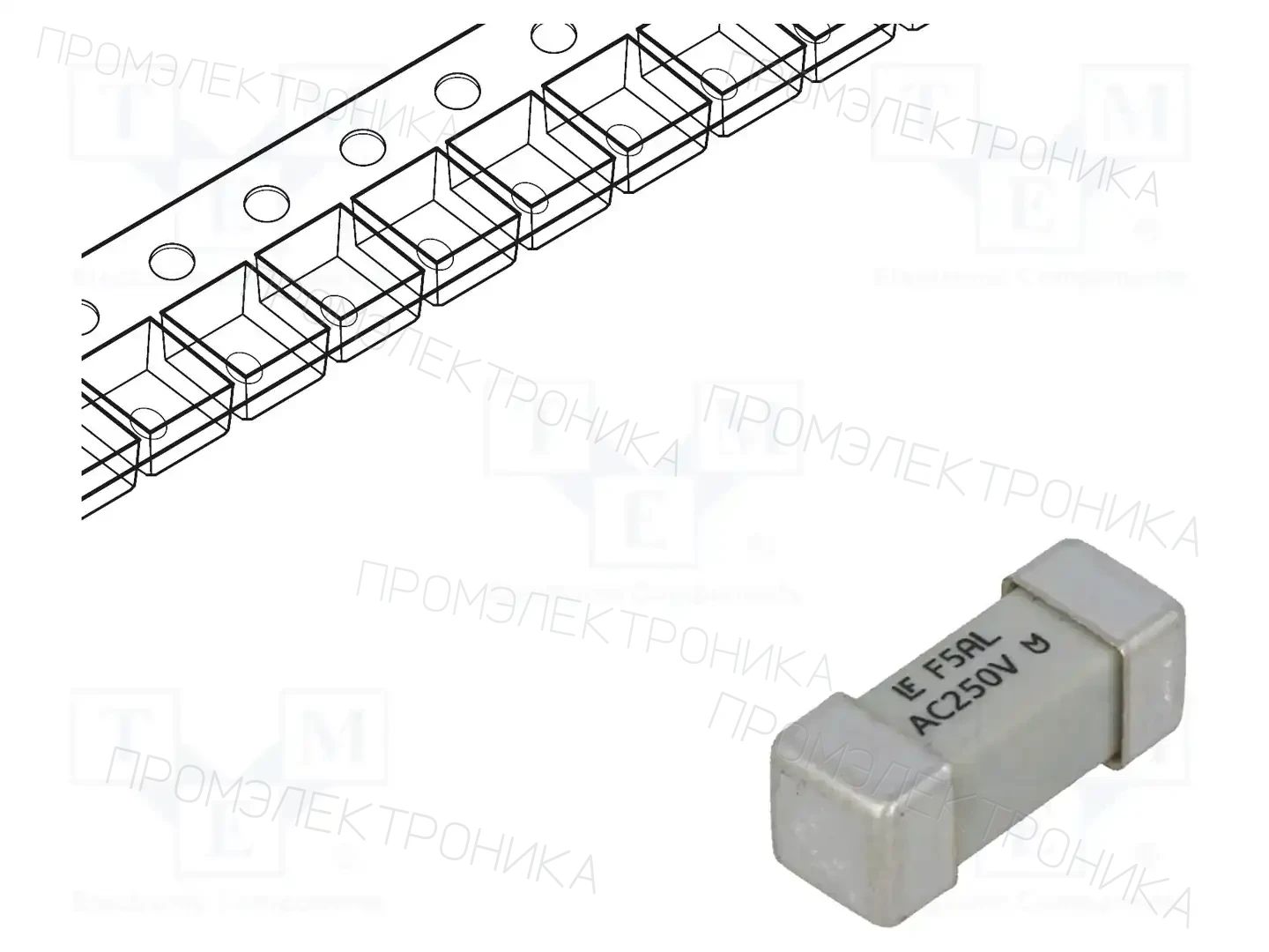 LITTELFUSE 0464005.DR — Предохранители SMD UMF быстродействующие