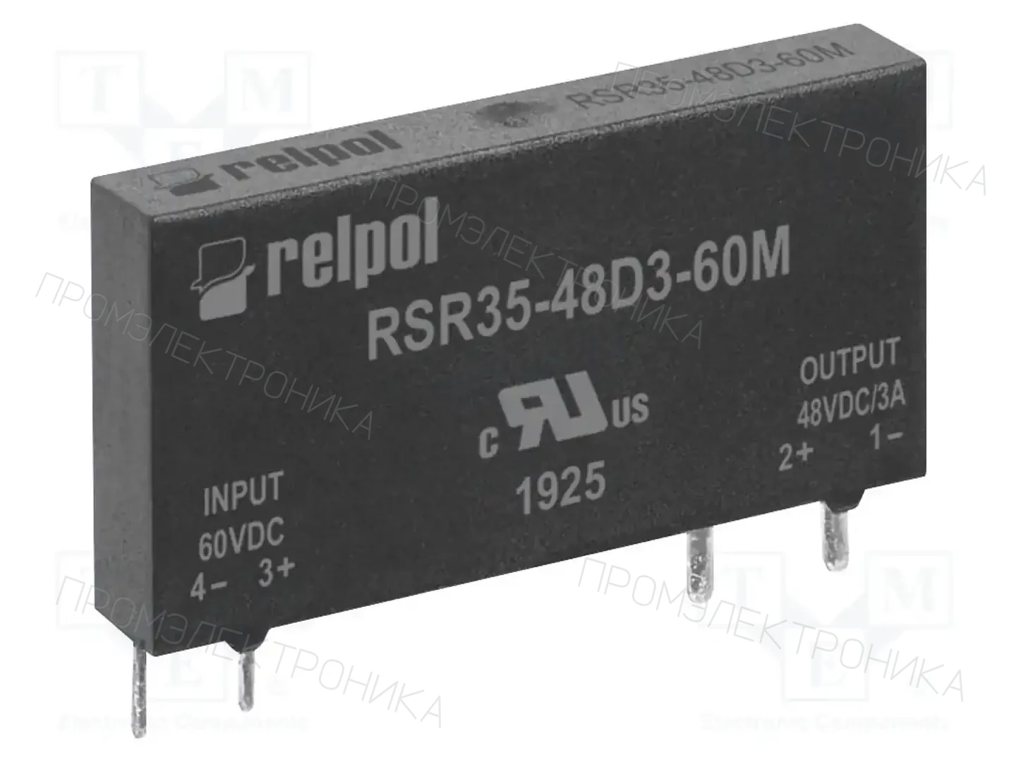 RELPOL RSR35-48D3-60M — Реле SSR однофазные
