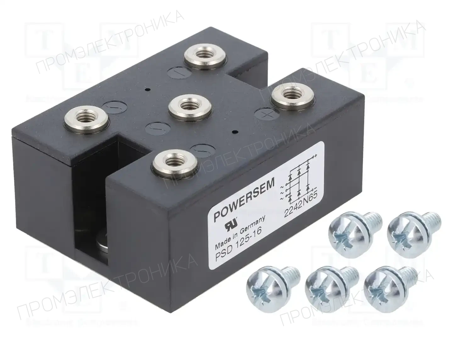 POWERSEM PSD 125/16 — Трехфазные мосты диодные