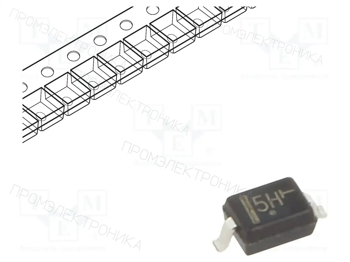 onsemi MMDL770T1G — Диоды Шотки SMD