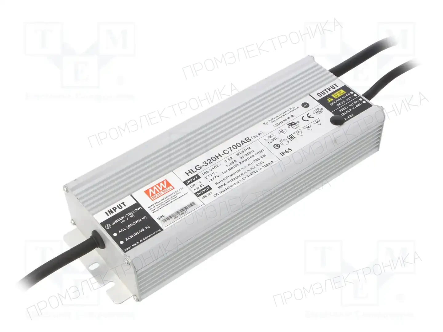 MEAN WELL HLG-320H-C700AB — Блоки питания для LED