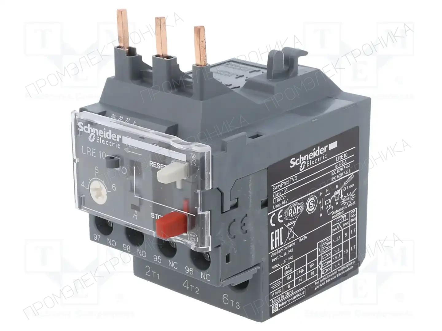 SCHNEIDER ELECTRIC LRE10 — Контакторы - дополнительное оборудование