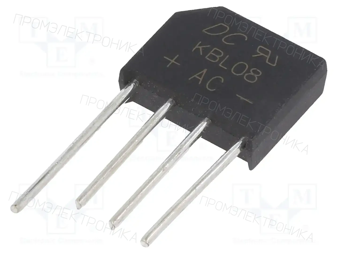 DC COMPONENTS KBL08 — Однофазные мосты диодные плоские