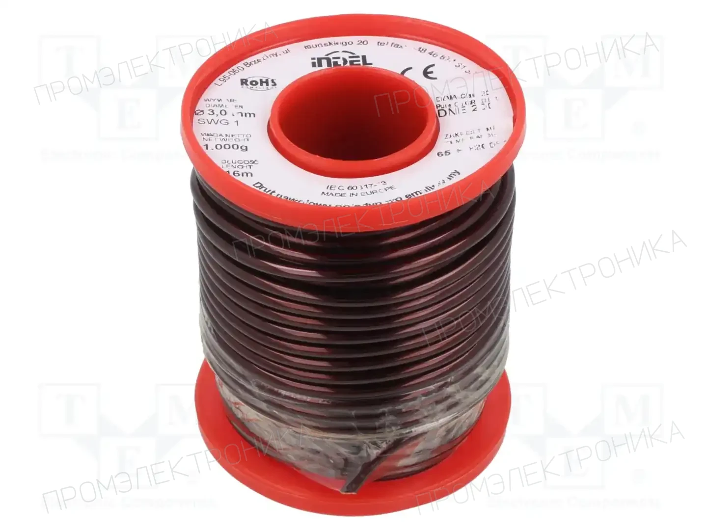INDEL DNE3,00-1KG — Проволока обмоточная