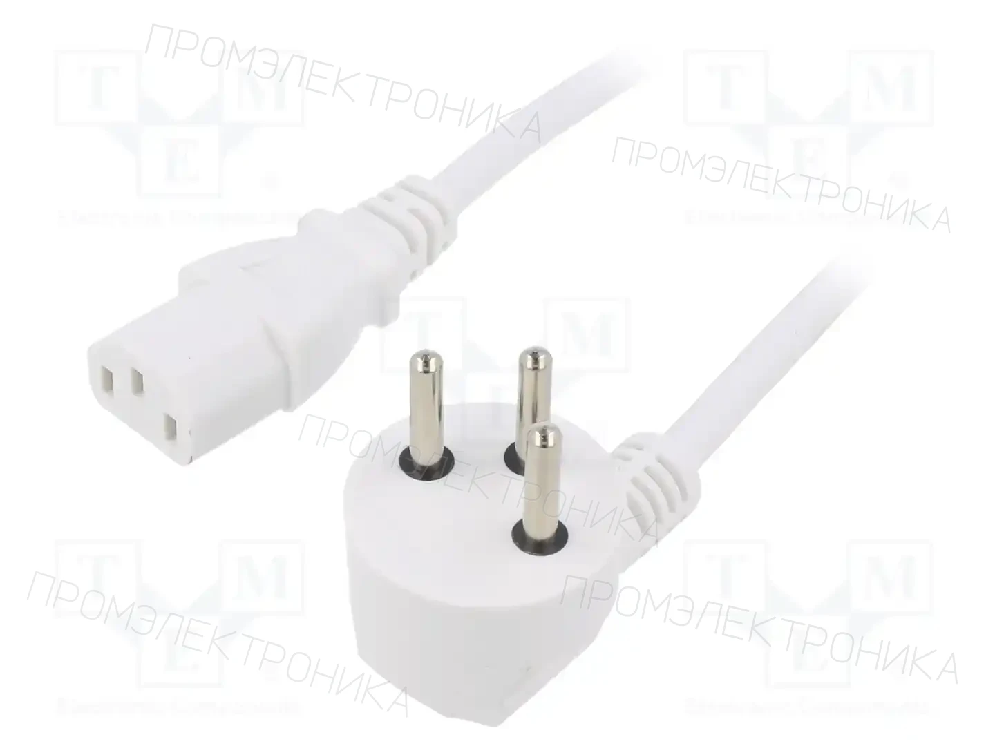 LIAN DUNG LT-605+501 H05VV-F 3X1.0 WHT 1.8M — Кабели питания компьютерные и универс