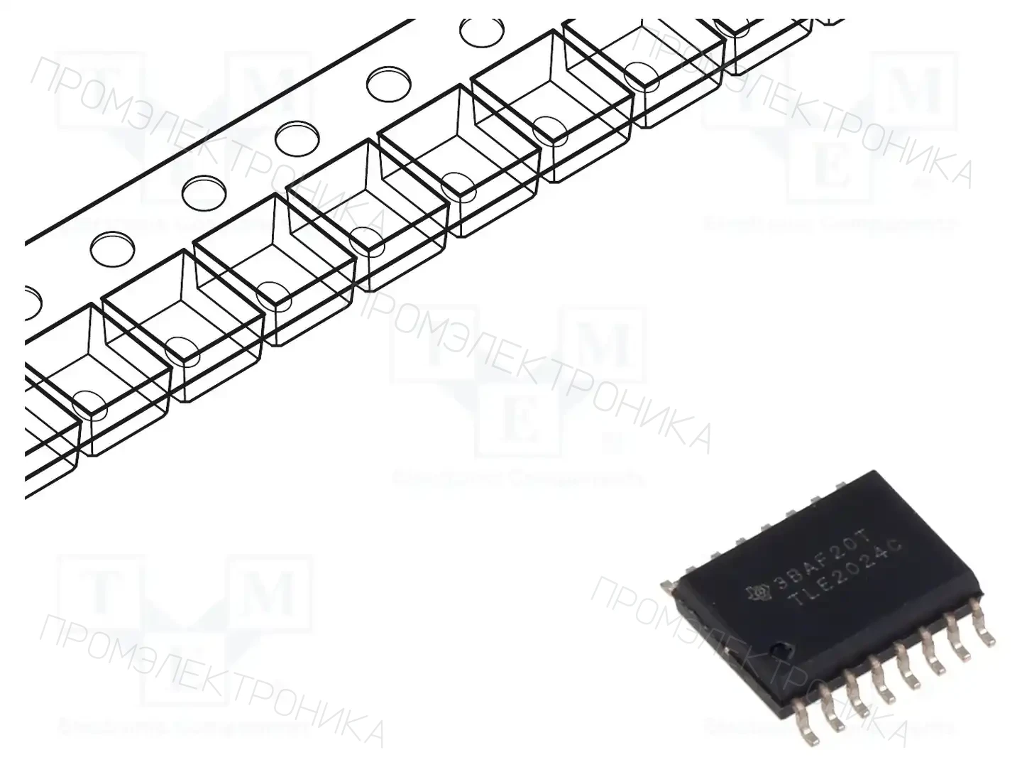 Texas Instruments TLE2024CDWR — Операционные усилители SMD