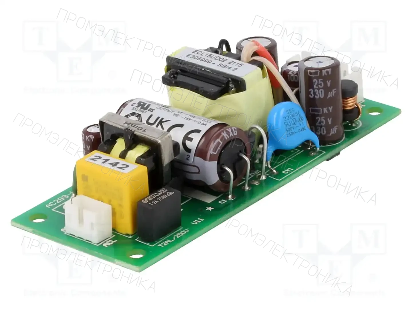 XP POWER ECL15UD02-T — Открытые блоки питания