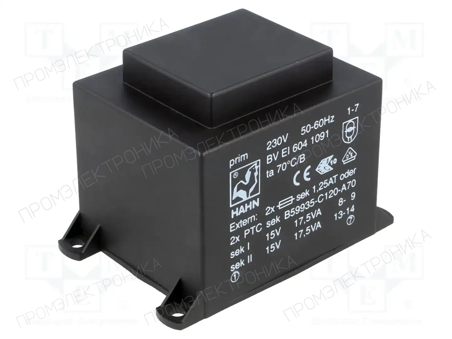 HAHN BV EI 604 1091 — Трансформаторы PCB