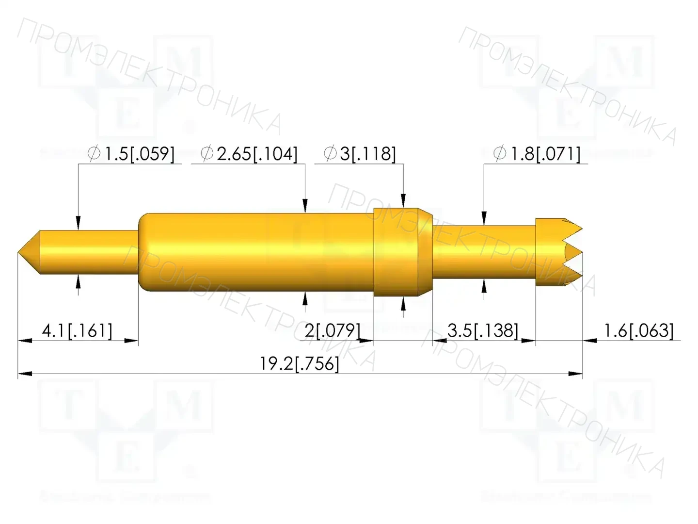 INGUN GKS-913 306 230 A 0802 1 — Измерительные щупы