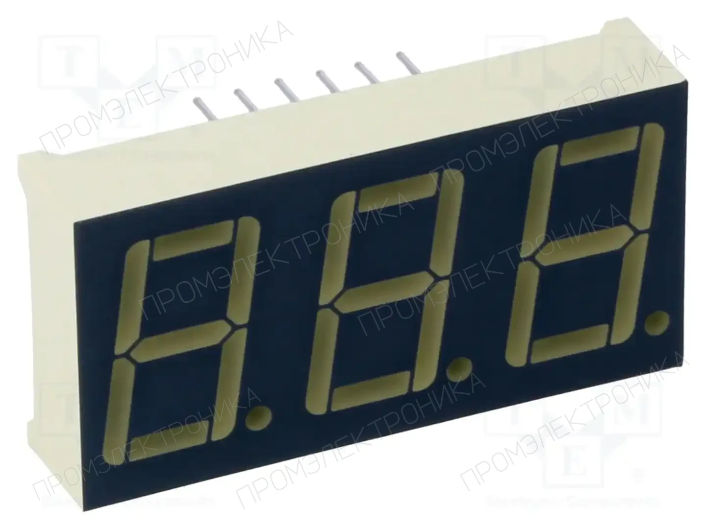 KINGBRIGHT ELECTRONIC BA56-12SURKWA — Светодиодные дисплеи 7-сегментные