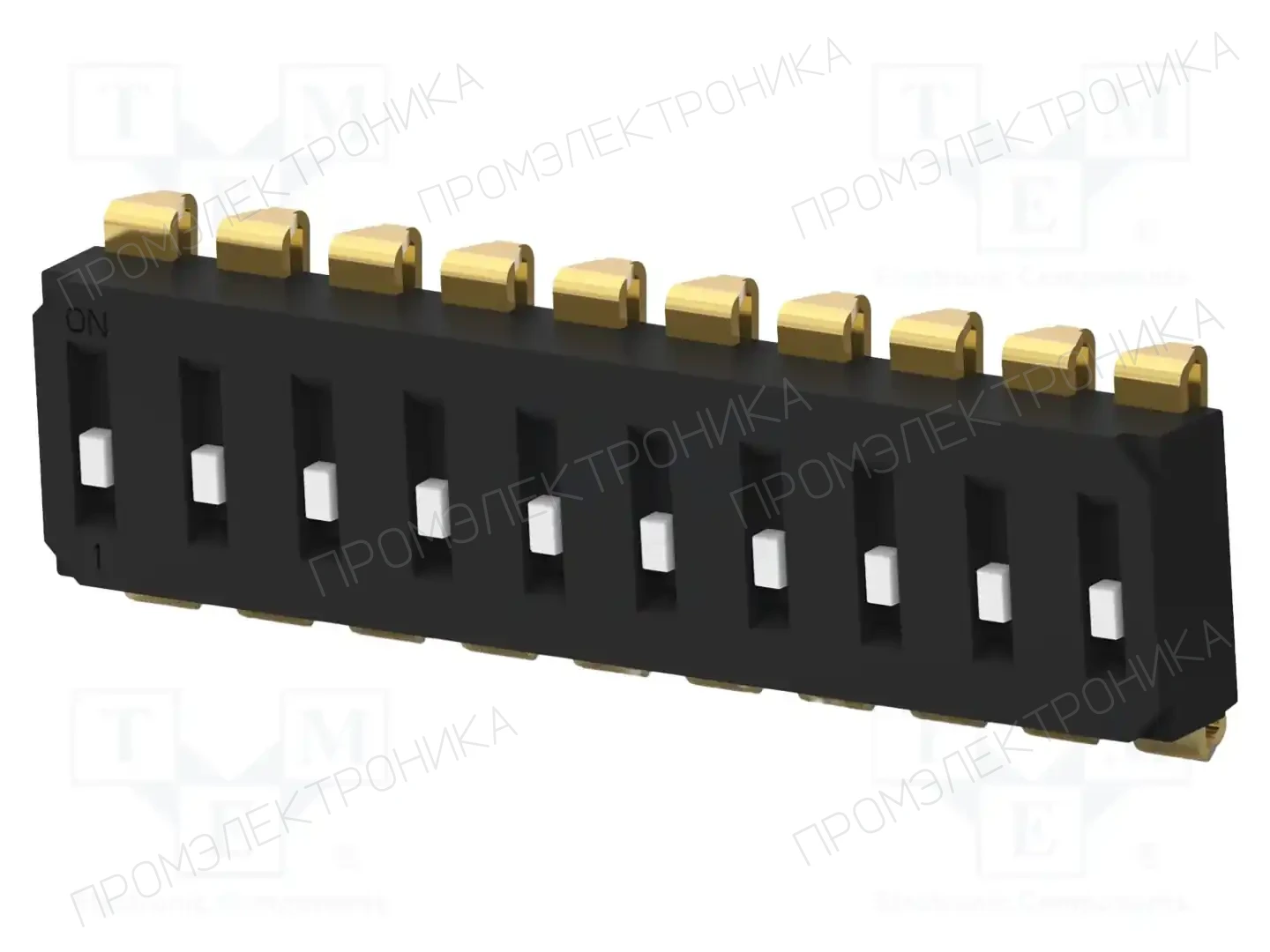TE Connectivity EDS10SNRSTR04Q — Переключатели типа Dip-Switch