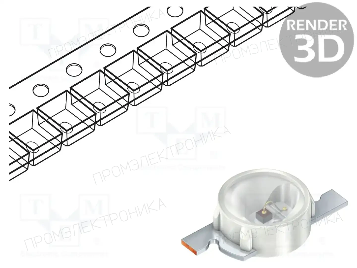 ams OSRAM LS P47K-H1K2-1 — Светодиоды SMD цветные