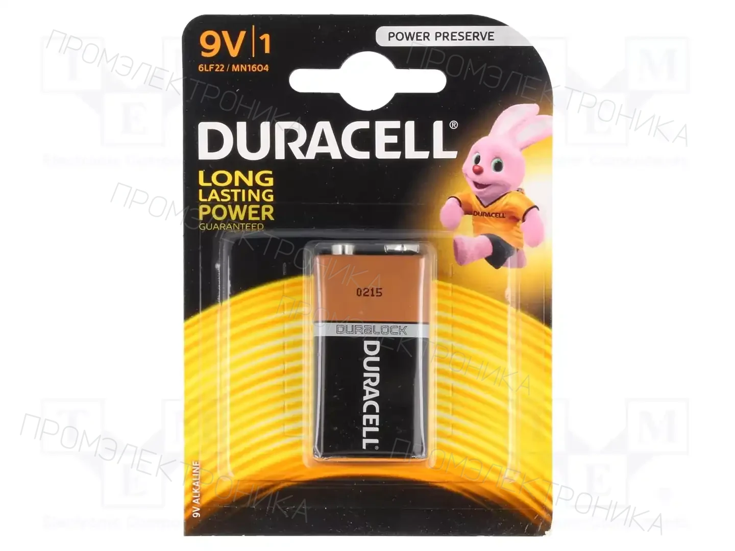 DURACELL 6LF22/9V/MN1604(K1)C&B — Батареи