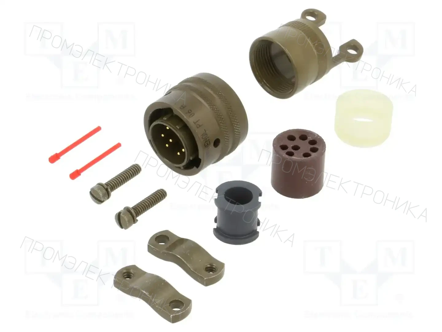 AMPHENOL PT06E1208PSR — Разъемы MIL-26482