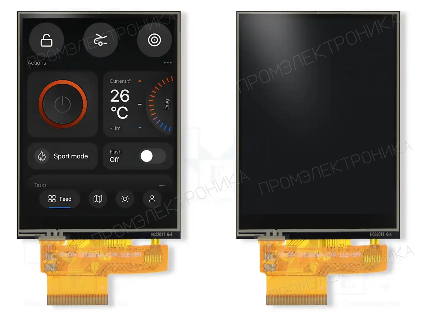 4D LCD 4DLCD-32-240-320-RT-NM-190-M16/S — Дисплеи TFT